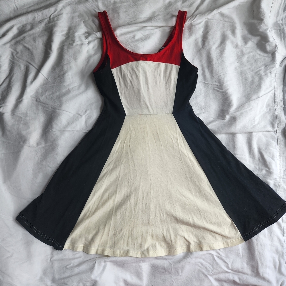 Express colour blocked dress